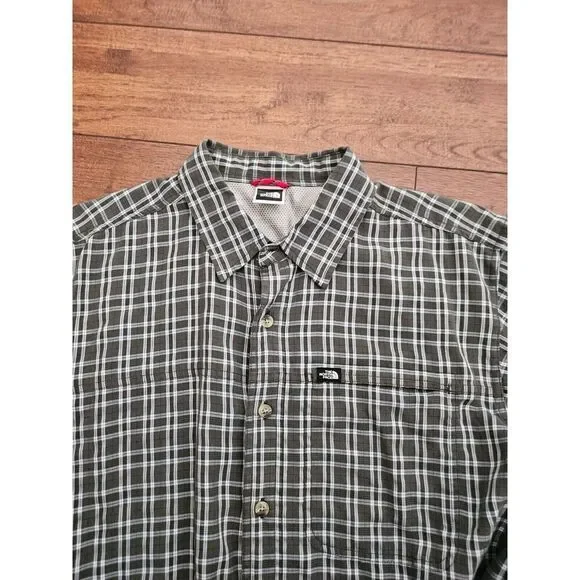The‎ North Face Checked Modal Men's Outdoor Hiking Shirt Size Large - Picture 5 of 7